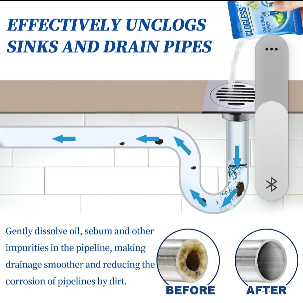 Déboucheur de canalisation en poudre